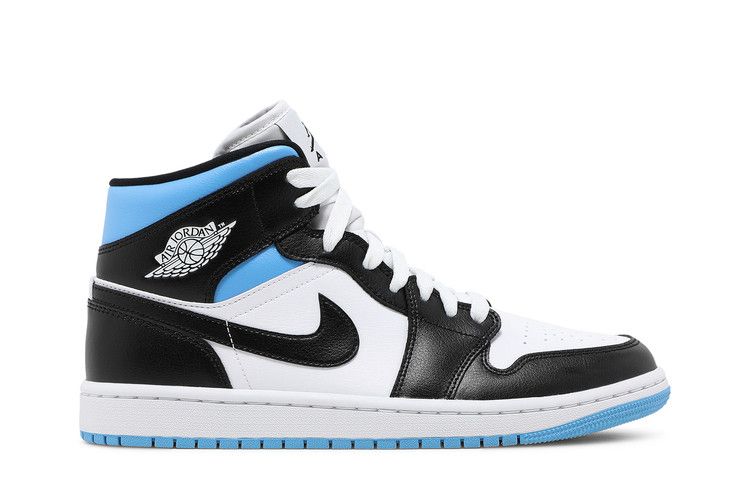 Nike Air Jordan 1 Mid University Blue Black - BQ6472-102