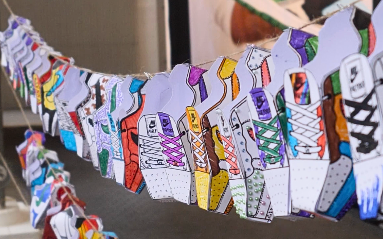 Sneakers en papier 3D pour les créatifs