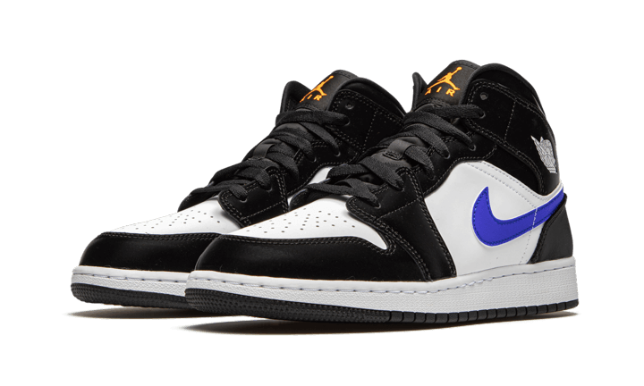 Nike Air Jordan 1 Mid Black Racer Blue White