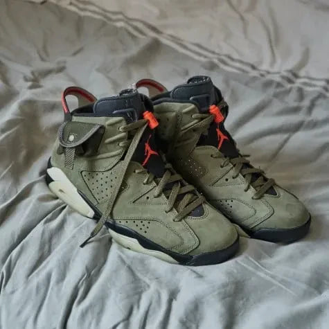Air Jordan 6 Travis Scott Medium Olive - CN1084-200