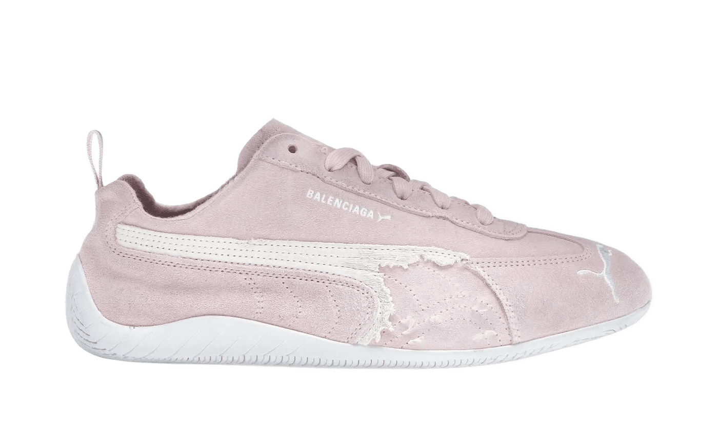 Balenciaga x Puma Speedcat Suede Distressed Pink White - 847146 WSDSD 5090