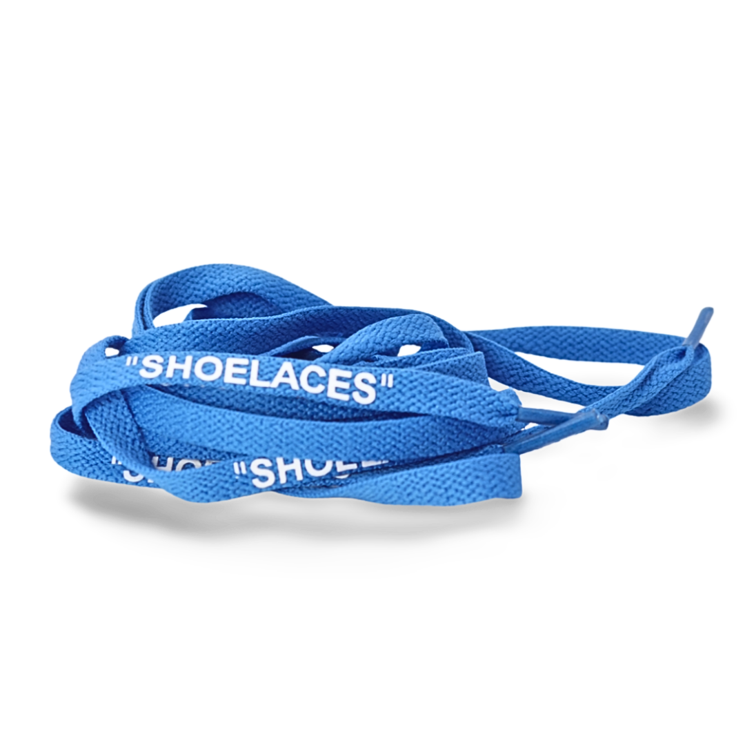 Off white laces sales blue