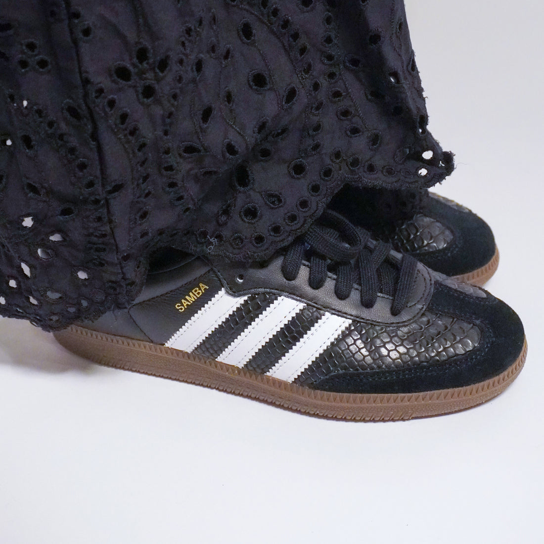 Black Viper - Adidas Samba Custom Sneakers