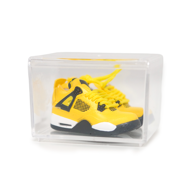 Miniature sneakers - Nike Air Jordan 4 Lightning Yellow