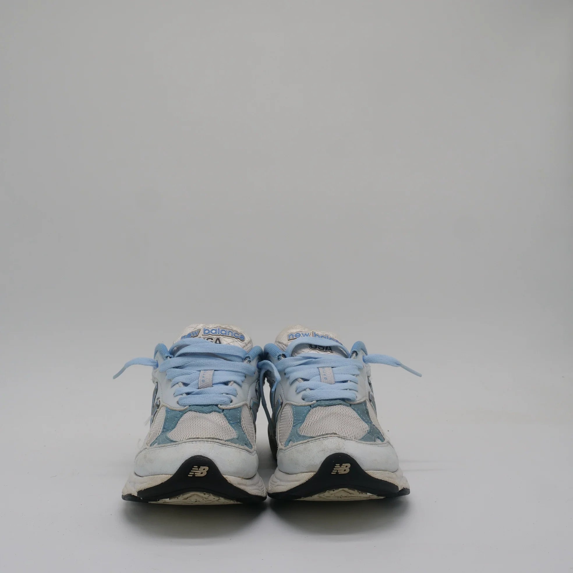 New Balance 990v3 White Baby Blue - EU 36.5