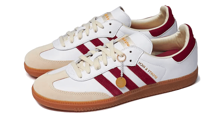 Adidas samba OG Sportig anka Rich White Core Burgundy