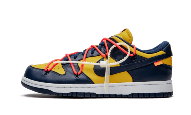 Nike Dunk Low Off-White University Gold - Michigan - CT0856-700