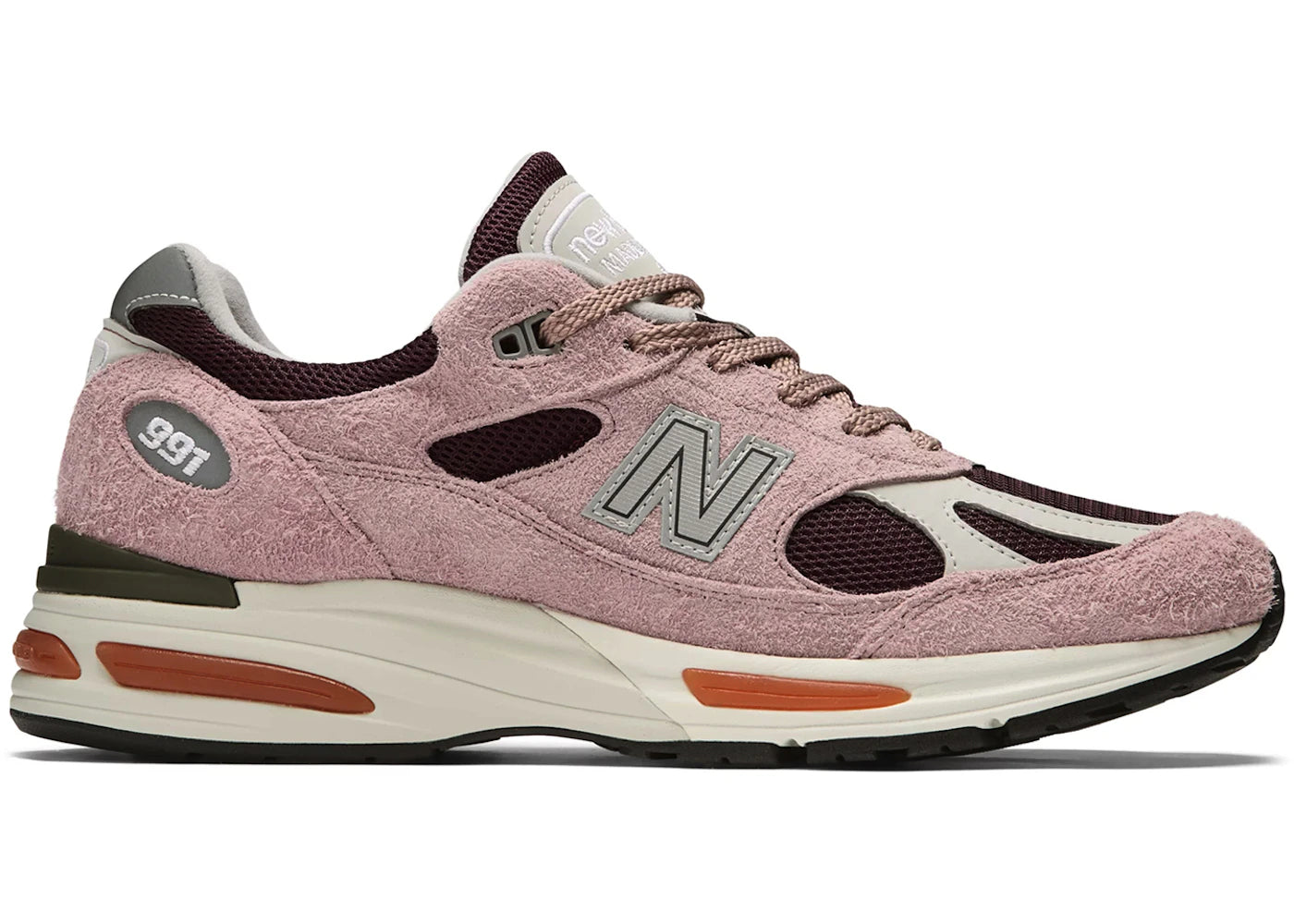 New Balance 991v2 MiUK Pink Mauve - U991PR2